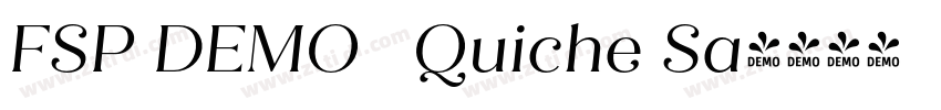 FSP DEMO   Quiche Sa字体转换